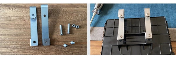 ftth fiber optic distribution unit 16 sc adapters, 16 flat drop cable exits, 2 cable glands pg13, black, aerial, pole, wall mounted