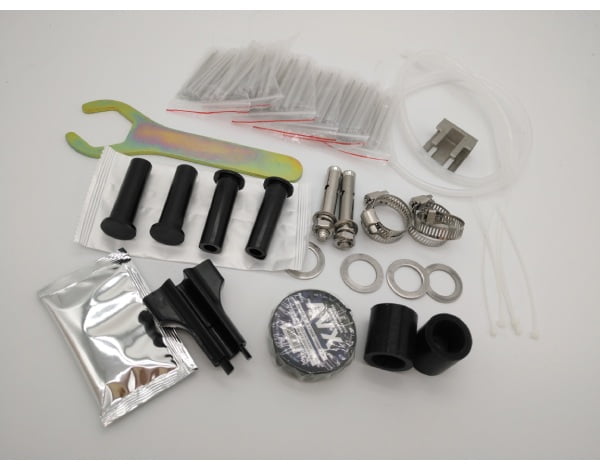 ip68 fiber optic box outdoor for ftth drop cable 2mm 4mm 7mm, 24 pcs waterproof plugs,3pcs 1x8 splitter distribution with 24 sc connectors