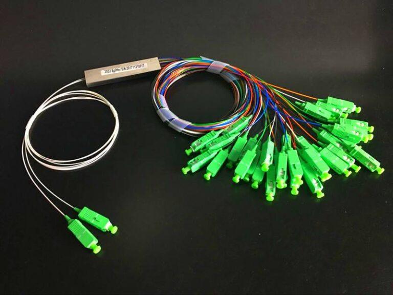 2x16 fiber optic plc splitter