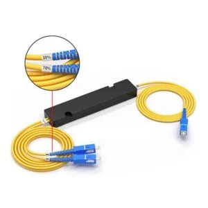 three window 1310/1490/1550nm optical fiber coupler, 1:2 30 70 unbalanced 3 way splitter