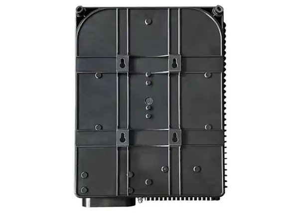 32 port fibre distribution cabinet, black, plastic abs with 1x32 steel tube splitter module, 24 cores splicing tray, wall mount