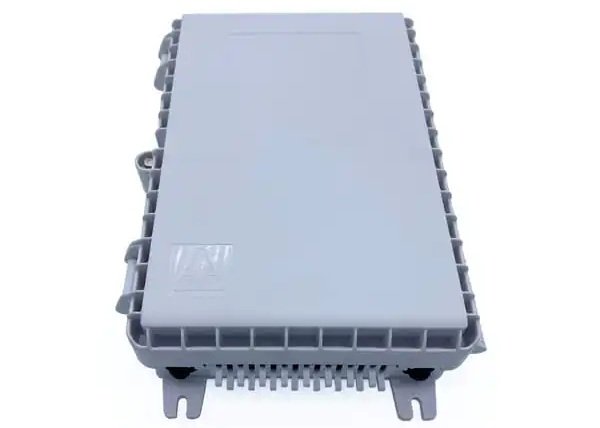 16 ports access terminal box for ftth network, 4 port for main cable go straightly through the box