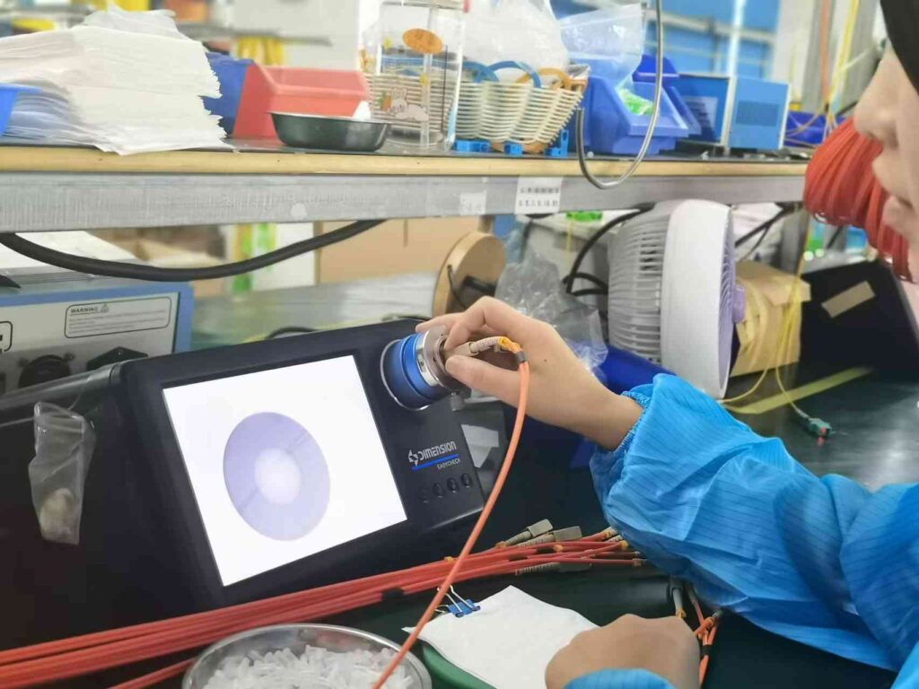 9. ferrule end face inspect