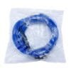 outdoor armored patch cord single mode 24 cores blue lszh, fanout 0.9mm fiber pigtails lc/upc fc/upc, with heat shrink tube