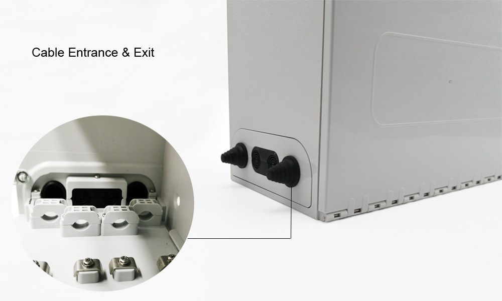 wall mounted 96 cores odb fiber optic, fiber optic conection box with 48 sc adapters and pigtails with splice cassettes, 4x 1:16 abs splitter holder