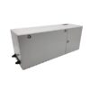 wall mounted 96 cores odb fiber optic, fiber optic conection box with 48 sc adapters and pigtails with splice cassettes, 4x 1:16 abs splitter holder