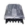 8 port outdoor cable splitter box with sc adapters with rubbeer boots, can load 1x8 mini splitter, fusion splice 48 cores, black.