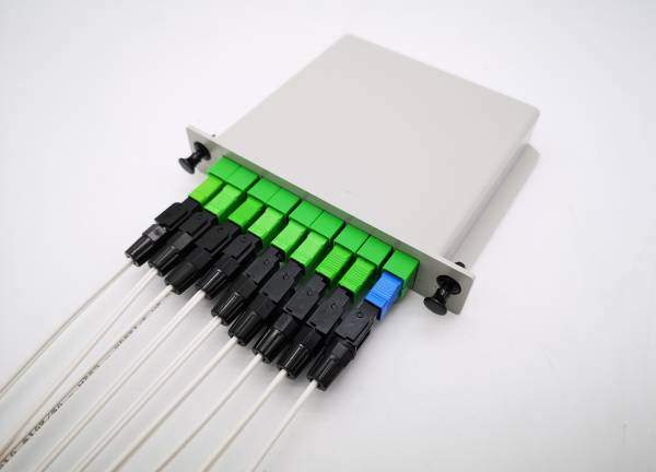 cassette plc splitter lgx sc 2 4 8 16 32 64 channels, plug in type for fiber distribution box, fiber optic cabinet and splitter chassis
