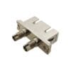 custom fiber optic din sc adapter, metal body with steel clip, simplex, upc/pc/apc
