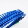 blue e2000 apc patch cord 30m, indoor armored cable g.657a1 2.0mm simplex core sm 9/125um