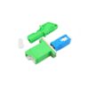 single mode male female adapter connectors e2000 to sc, hybrid adapter, apc to upc adapter conversion