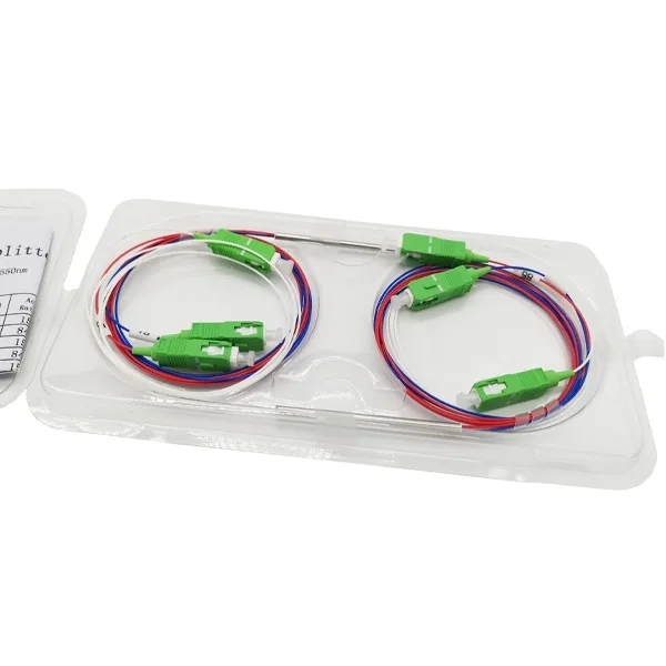 unbalanced splitter fbt fiber couper 15%:85% 1×2 sc connectors