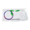 1×2 fused fiber coupling 10%:90% three window 1310 1490 1550nm blister box pack
