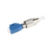 fc/upc male to lc/upc female adapter, 9/125um sm fiber, simplex, 2.5mm to1.25mm hybrid adapter