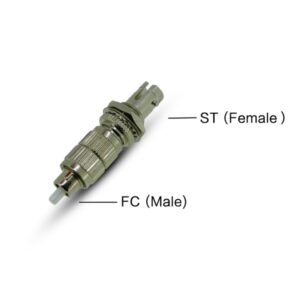 fc male to st female hybrid fiber optic adapter