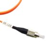 telecommunication systems inline attenuator optic fiber multimode om2 with fc/pc connectors, orange, 2.0mm
