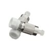 fc/upc 5db attenuator, white dust caps, metal housing, zinc alloy