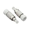 fc/upc 5db attenuator, white dust caps, metal housing, zinc alloy