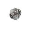 fiber optic adapter fc upc big d type, metal, zinc alloy, simplex, 1 core, female to female with octagonal cap