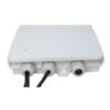 ftth 1x8 fiber splitter box,3 cable glands 7 12mm, sliding shackle cover, 8 sc adapter bracket, white