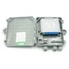 ftth fat optical fiber distribution cabinet, anti thief lock, adapter bracket or splitter cassette optional, max. 12 cores bunchy fiber splicing, gray