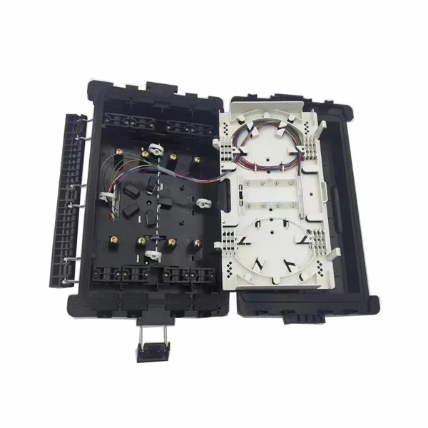 new 2in 4 out overhead wire optical distribution unit for optical termination network, 16 sc coupler plates for 2pc 1x8 spltiter, with splice tray