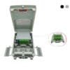 quality fiber optic splitter terminal box 16 sc adapter, drop cable ports, 1x16 lgx splitter or mini splitter, gray black color optional.