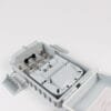 quality fiber optic splitter terminal box 16 sc adapter, drop cable ports, 1x16 lgx splitter or mini splitter, gray black color optional.