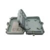 outdoor nap fiber optic connection box, 24 cores plastic, gray color, sc connectors with fiber optic pigtails or splitter (unload)