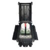 ip68 underwater ftth fiber optical termination box otb, wall pole mounting with ss304 metal sheet and cable clamps, 1x8 1x16 splitter enclosure