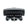 ip68 underwater ftth fiber optical termination box otb, wall pole mounting with ss304 metal sheet and cable clamps, 1x8 1x16 splitter enclosure