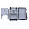 16 ports access terminal box for ftth network, 4 port for main cable go straightly through the box