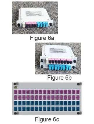 figure 6 actual picture of the new optical splitter