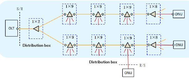 figure 6. odn chain network (double chain)
