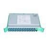 fiber optic cassette splitter in gpon 1x32 in trays, abs material, sc fc lc st connectors