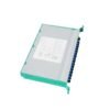 fiber optic cassette splitter in gpon 1x32 in trays, abs material, sc fc lc st connectors