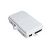 6 port fiber optic box indoor outdoor wall mounted for ftth fiber access terminal use,splice tray, abs material, 1x4 splitter