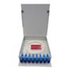 fttx roseta optica, 16 cores fiber splicing, sc lc st fc interface, 1 3 cable glands, metal material