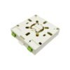ftth roseta de fibra optica box 2 cores,up down open, white, indoor wall mounting