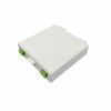 ftth roseta de fibra optica box 2 cores,up down open, white, indoor wall mounting