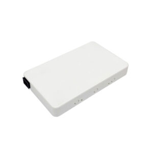 mini 1port optical fiber outlet box, wall mounted with shutter adapter block