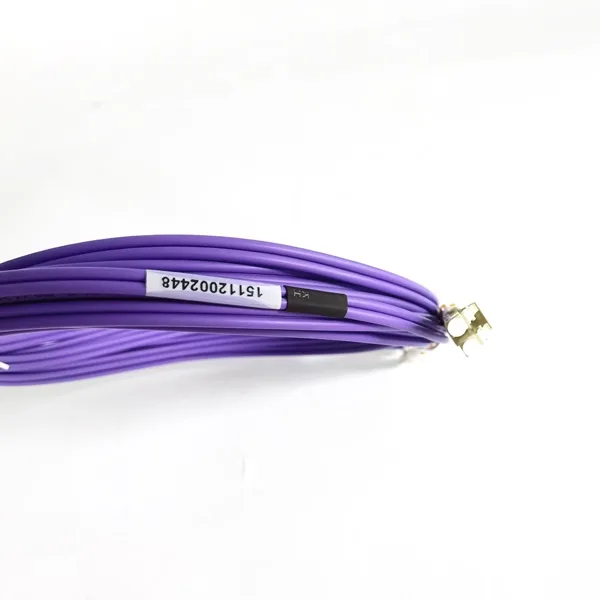 100g data center lc lc multimode patch cord om4 gigabit 50/125um g.651 fiber, violet pvc 3mm truck cable