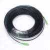 armored fiber patch leads 1 core sc/apc sc/apc single mode simplex g657a2 with armid yarns 3.5mm 60 meter,double sheath outer sheath pe black, inner sheath white lszh 2mm and 0.9mm tight buffer