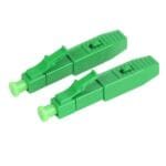 lc fast connector fo for 0.9mm single mode fiber pigtails, apc gree, upc blue, 1pc/bag