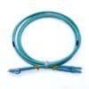 10g om3 fiber optic patch cord lc lc 3mm 1 mt duplex 50/125um lszh, 1pc/bag, 500pcs/carton, custom logo