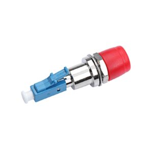 single mode fc/upc male to lc/upc female hybrid adapter sm 9/125um, simplex