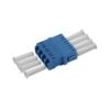 lc/upc quad adapter fiber optic, blue, il