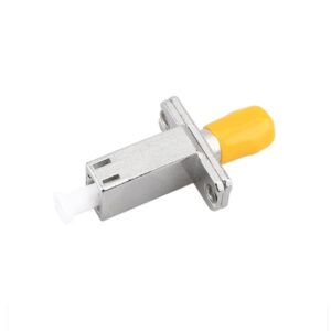 metal fiber optic lc/pc to st/pc adapter, multimode 50/125um mm simplex, lc mini type