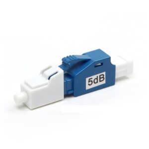 lc/upc attenuator 5db, blue, two wings, 1pc/bag 100pca/pack