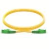 lx5 duplex fiber optic patch cord, single mode fiber smf, apc lszh g657b3 1m